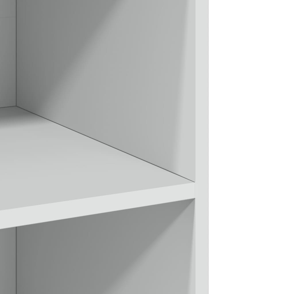 Buffet haut blanc 70x41x185 cm bois d'ingénierie - XIOS