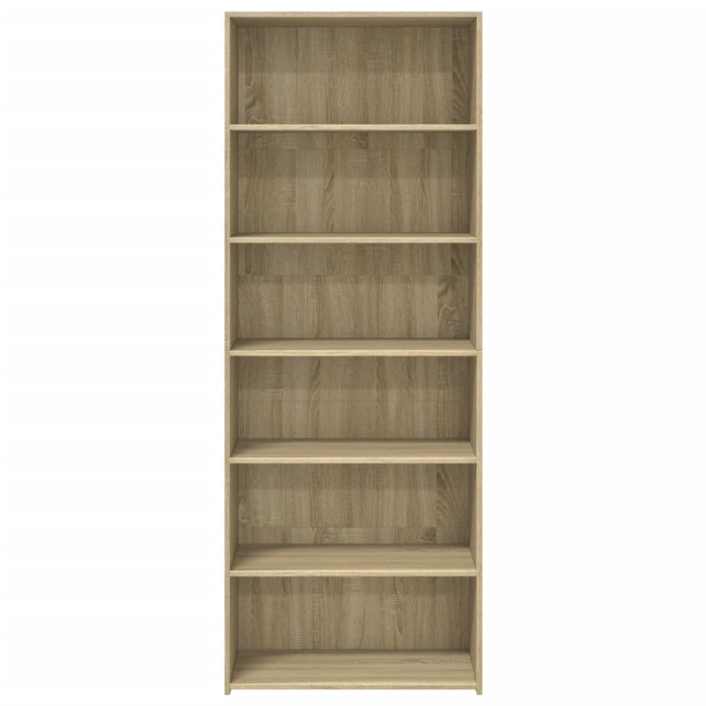 Buffet haut chêne sonoma 70x41x185 cm bois d'ingénierie - XIOS