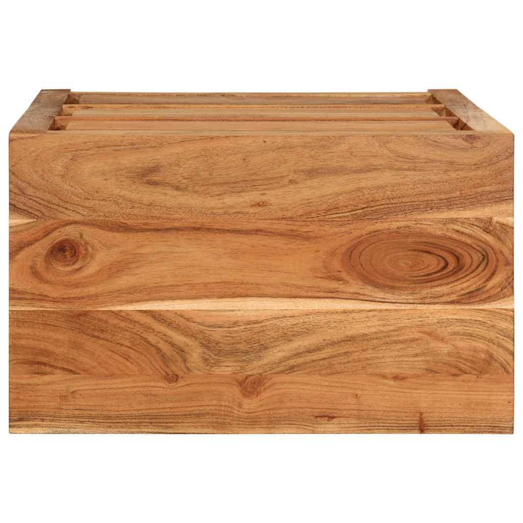 Armoire à tiroirs 55x33x75 cm bois d'acacia massif - XIOS
