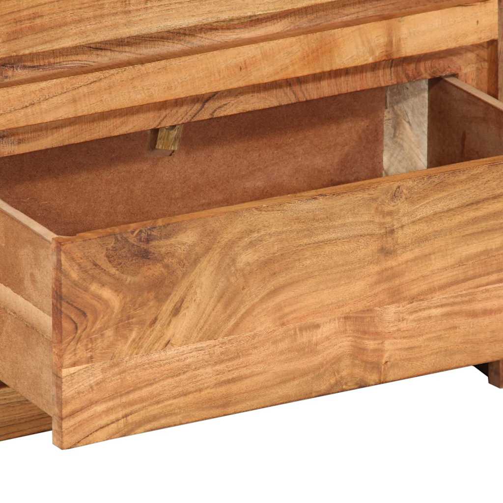 Armoire à tiroirs 55x33x75 cm bois d'acacia massif - XIOS