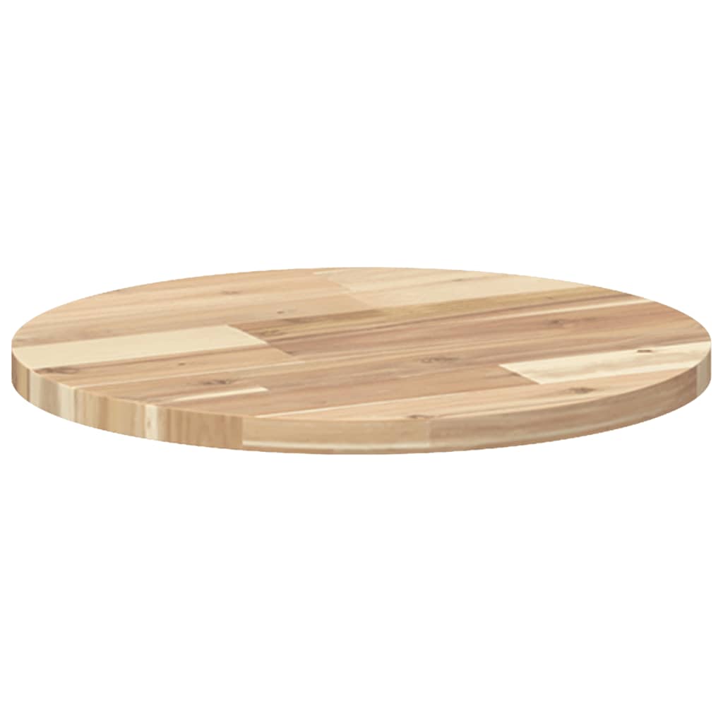Dessus de table rond Ø40x2 cm bois massif d'acacia - XIOS