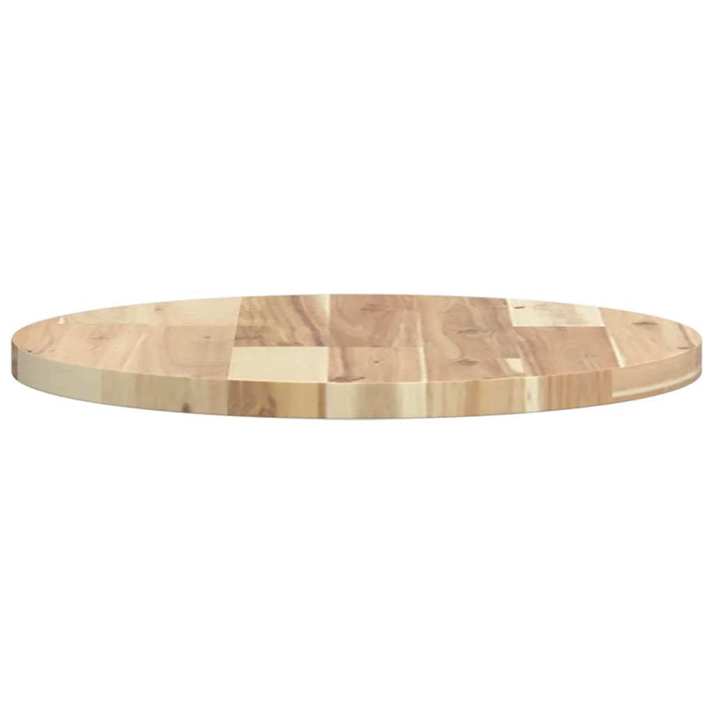 Dessus de table rond Ø40x2 cm bois massif d'acacia - XIOS