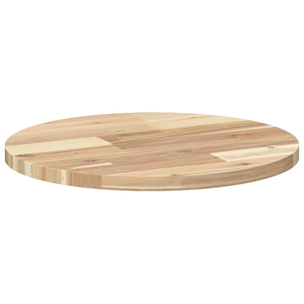 Dessus de table rond Ø40x2 cm bois massif d'acacia - XIOS