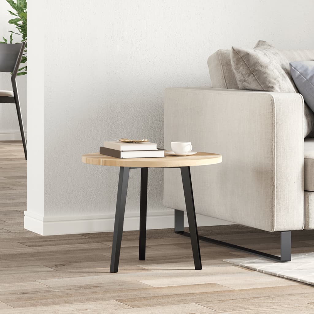 Dessus de table rond Ø50x2 cm bois massif d'acacia - XIOS