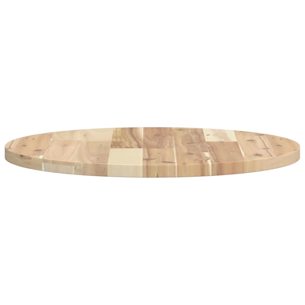 Dessus de table rond Ø50x2 cm bois massif d'acacia - XIOS