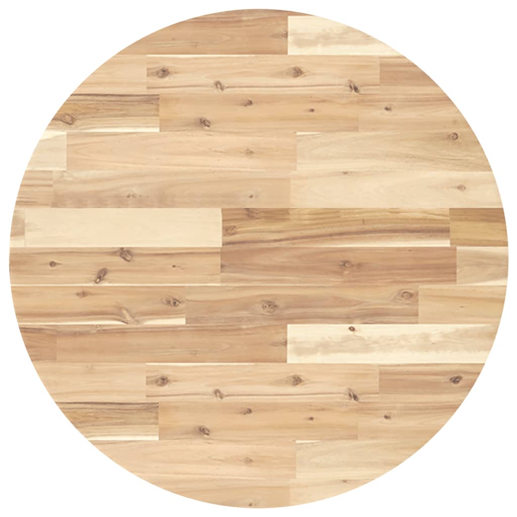 Dessus de table rond Ø70x2 cm bois massif d'acacia - XIOS