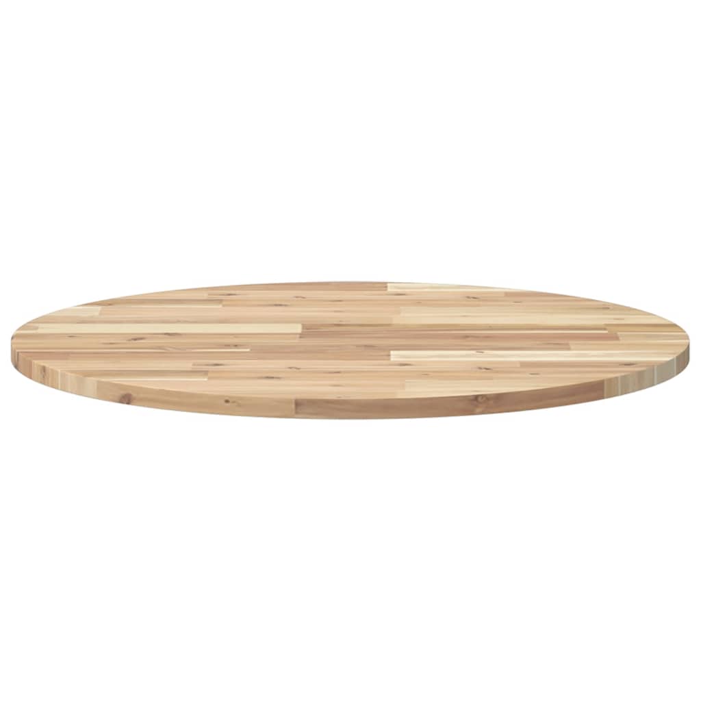 Dessus de table rond Ø70x2 cm bois massif d'acacia - XIOS