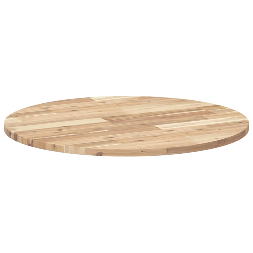 Dessus de table rond Ø70x2 cm bois massif d'acacia - XIOS