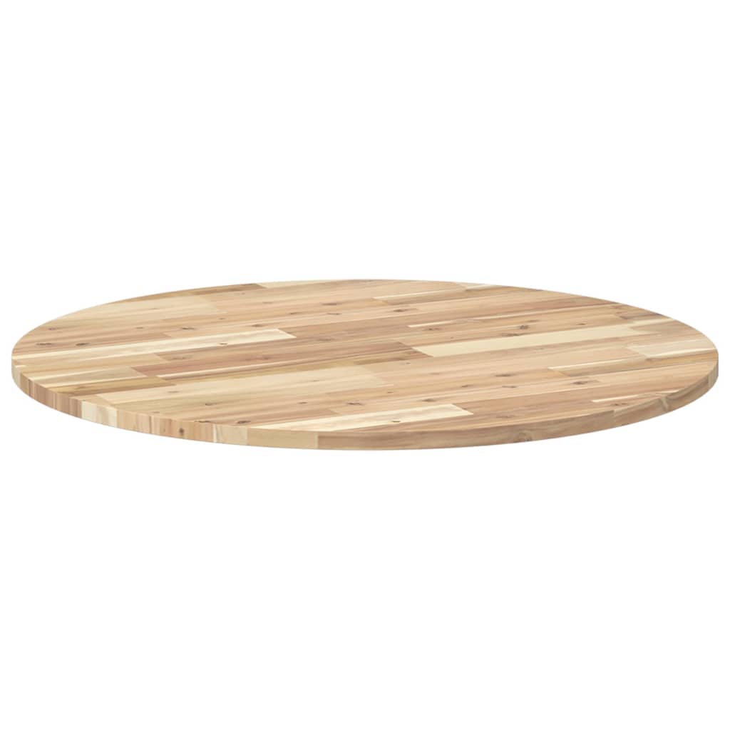 Dessus de table rond Ø80x2 cm bois massif d'acacia - XIOS