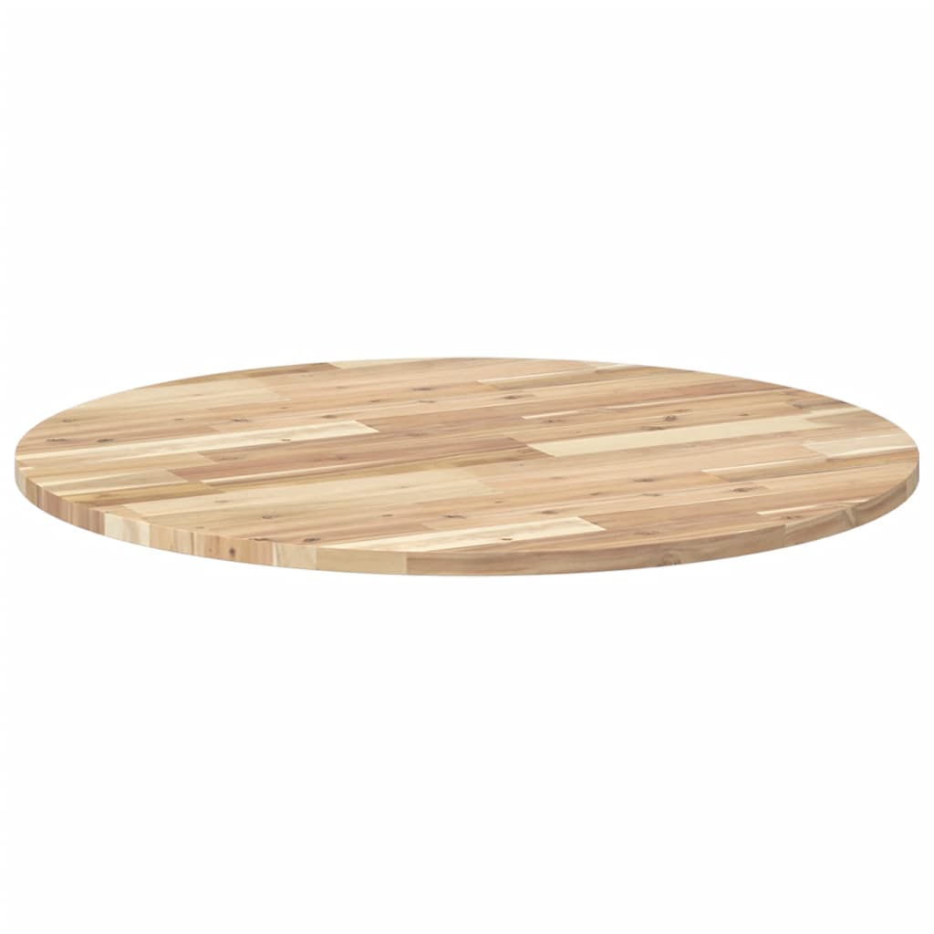 Dessus de table rond Ø80x2 cm bois massif d'acacia - XIOS