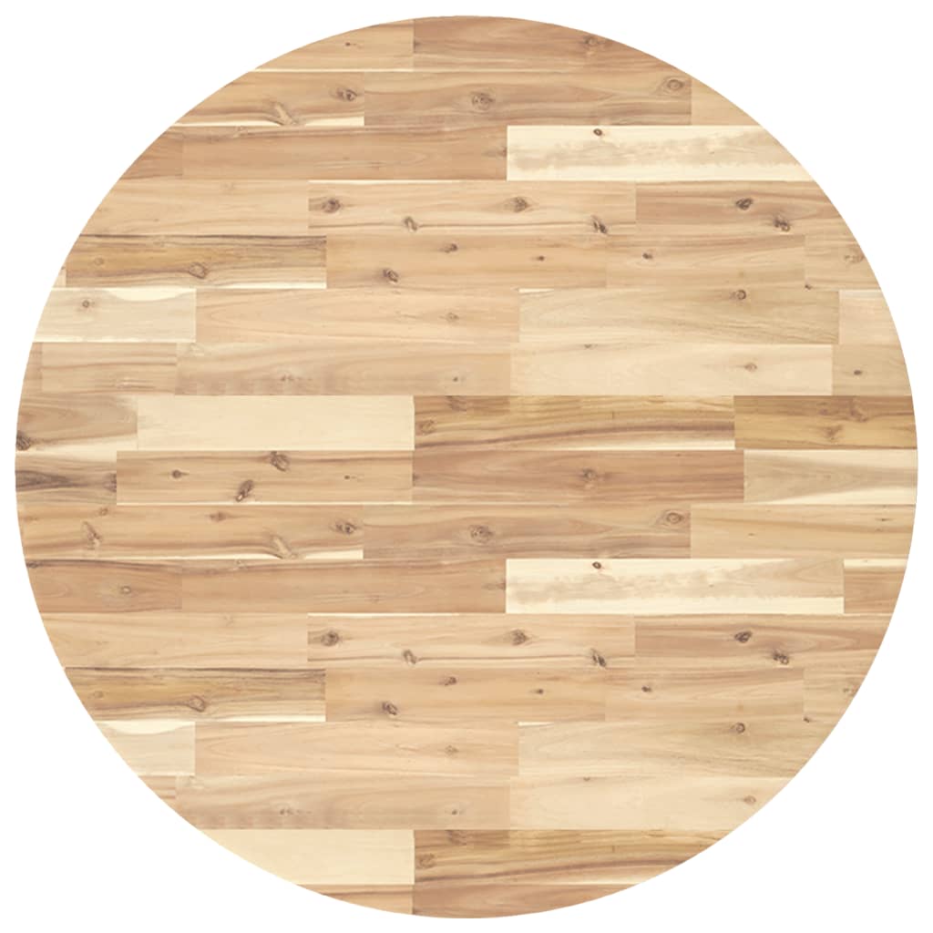 Dessus de table rond Ø90x2 cm bois massif d'acacia - XIOS