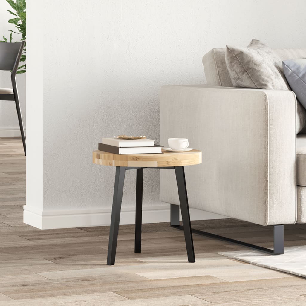 Dessus de table rond Ø40x4 cm bois massif d'acacia - XIOS