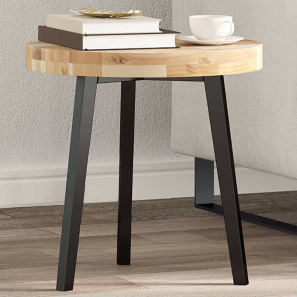 Dessus de table rond Ø40x4 cm bois massif d'acacia - XIOS