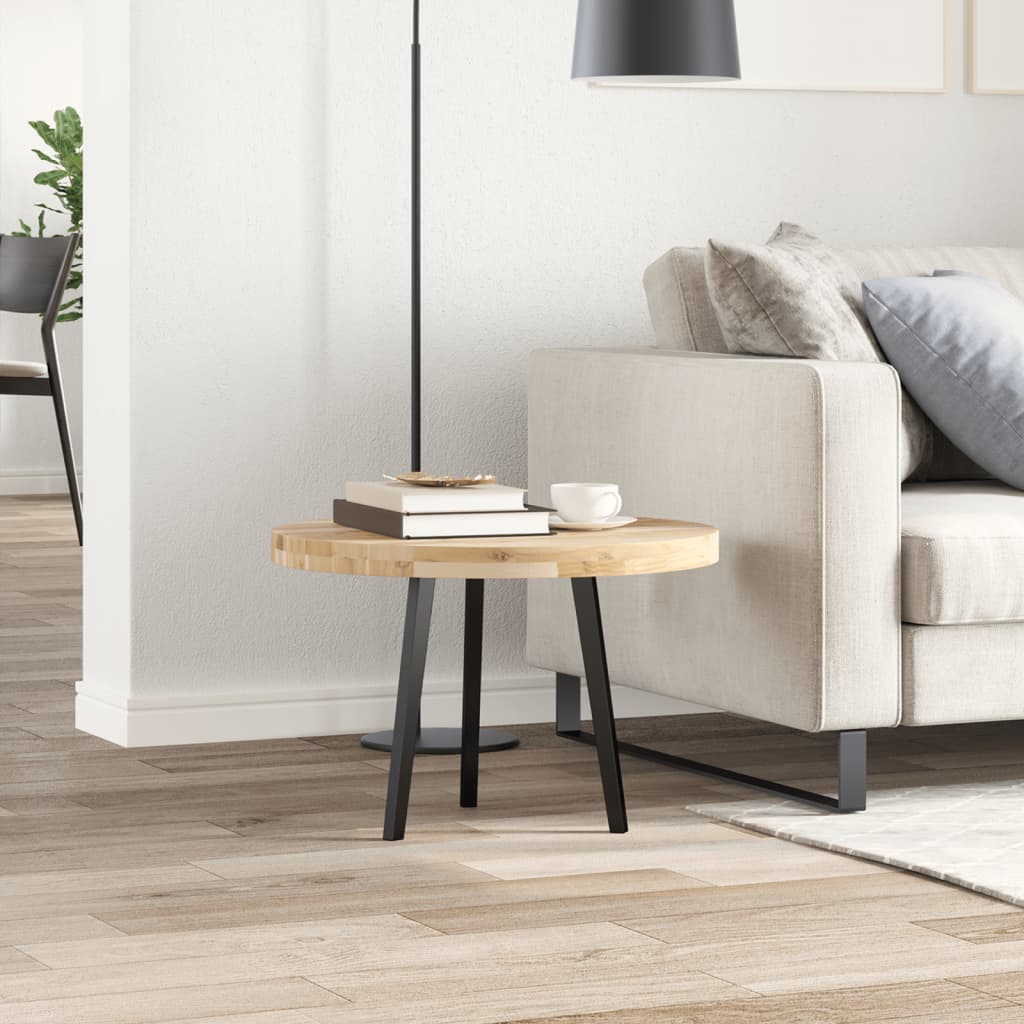 Dessus de table rond Ø60x4 cm bois massif d'acacia - XIOS