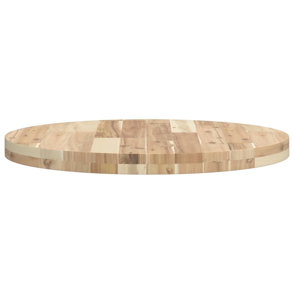 Dessus de table rond Ø60x4 cm bois massif d'acacia - XIOS