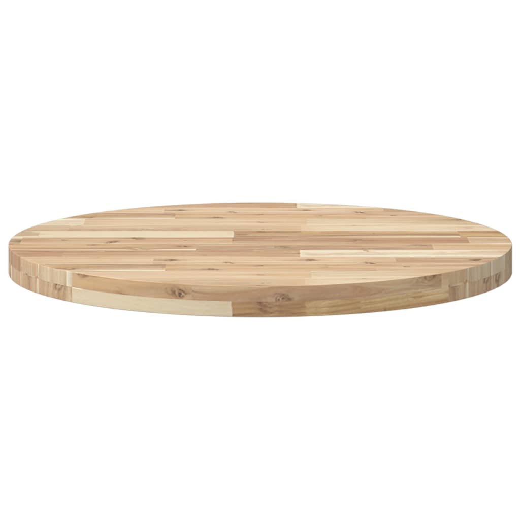 Dessus de table rond Ø70x4 cm bois massif d'acacia - XIOS