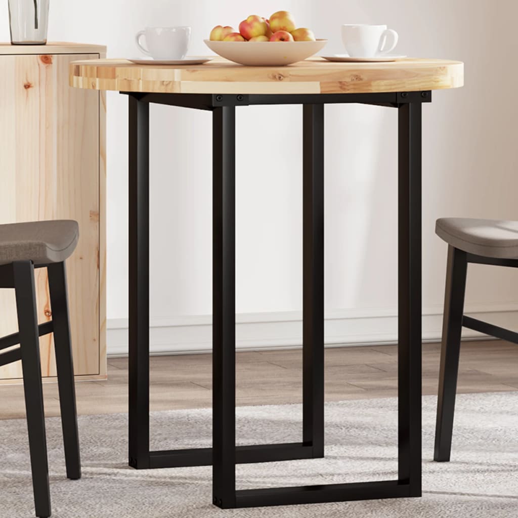 Dessus de table rond Ø70x4 cm bois massif d'acacia - XIOS