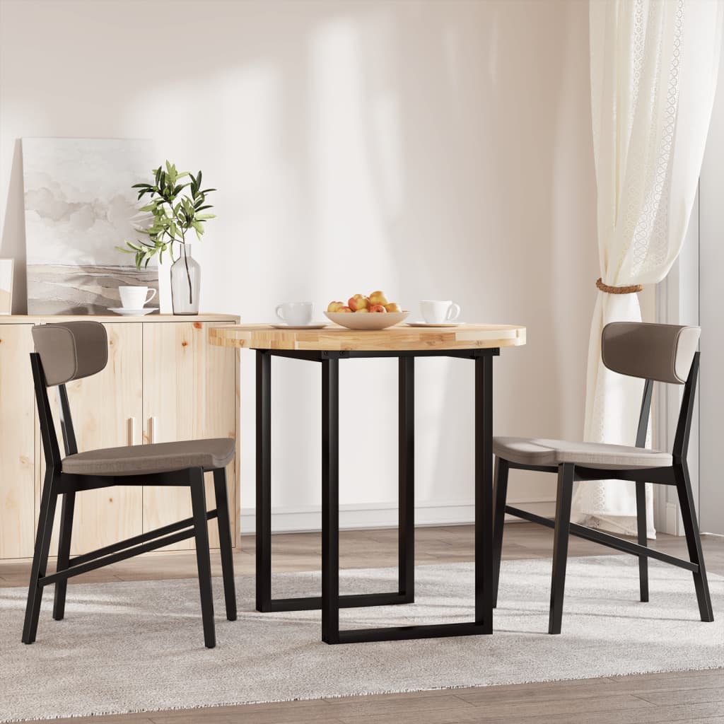 Dessus de table rond Ø80x4 cm bois massif d'acacia - XIOS