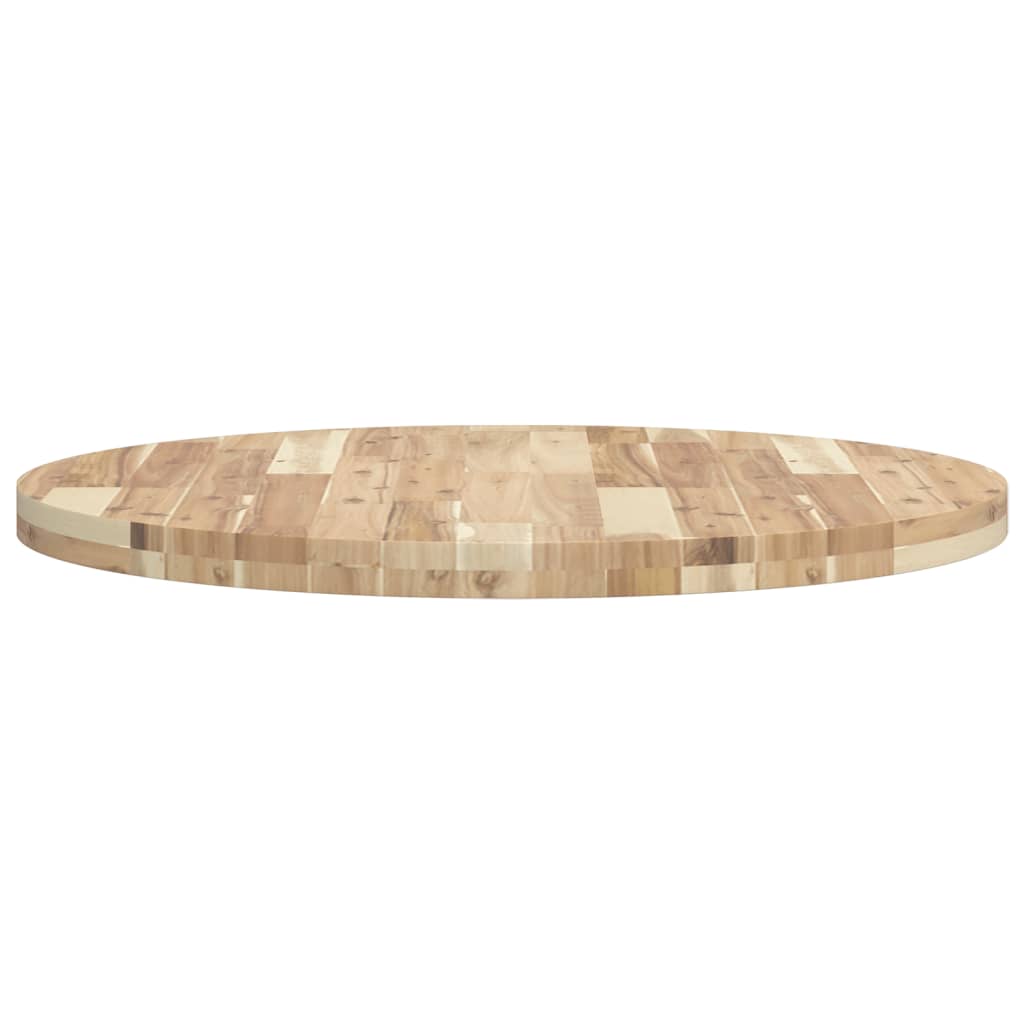 Dessus de table rond Ø80x4 cm bois massif d'acacia - XIOS
