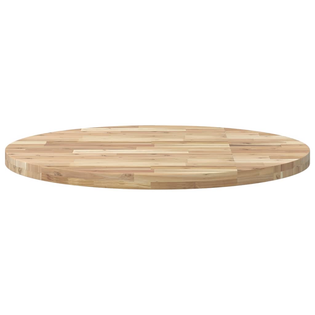 Dessus de table rond Ø90x4 cm bois massif d'acacia - XIOS