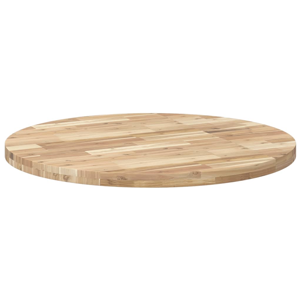Dessus de table rond Ø90x4 cm bois massif d'acacia - XIOS