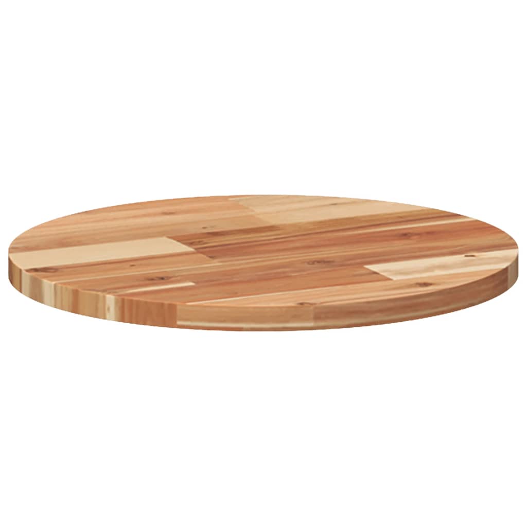 Dessus de table rond Ø40x2 cm bois massif d'acacia - XIOS