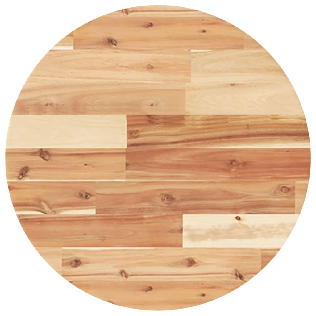 Dessus de table rond Ø50x2 cm bois massif d'acacia - XIOS