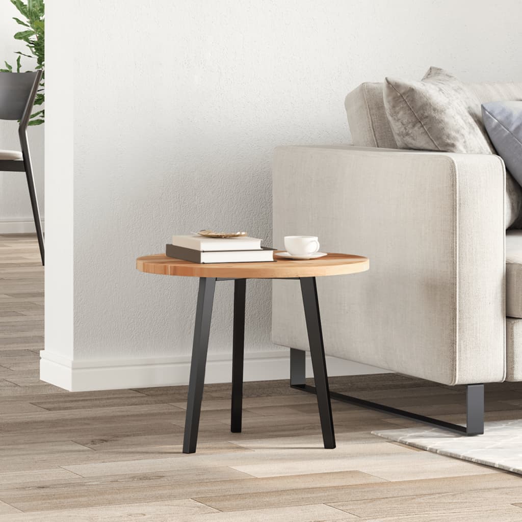 Dessus de table rond Ø50x2 cm bois massif d'acacia - XIOS