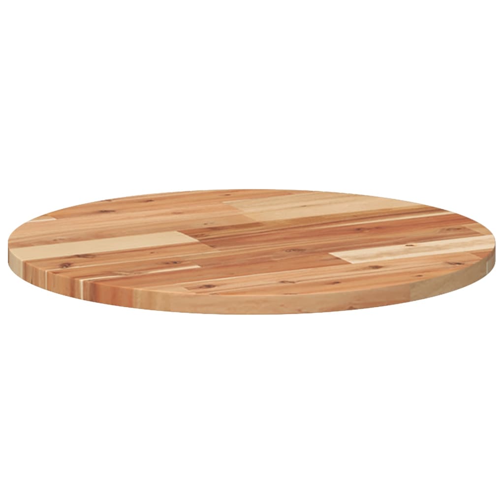 Dessus de table rond Ø50x2 cm bois massif d'acacia - XIOS