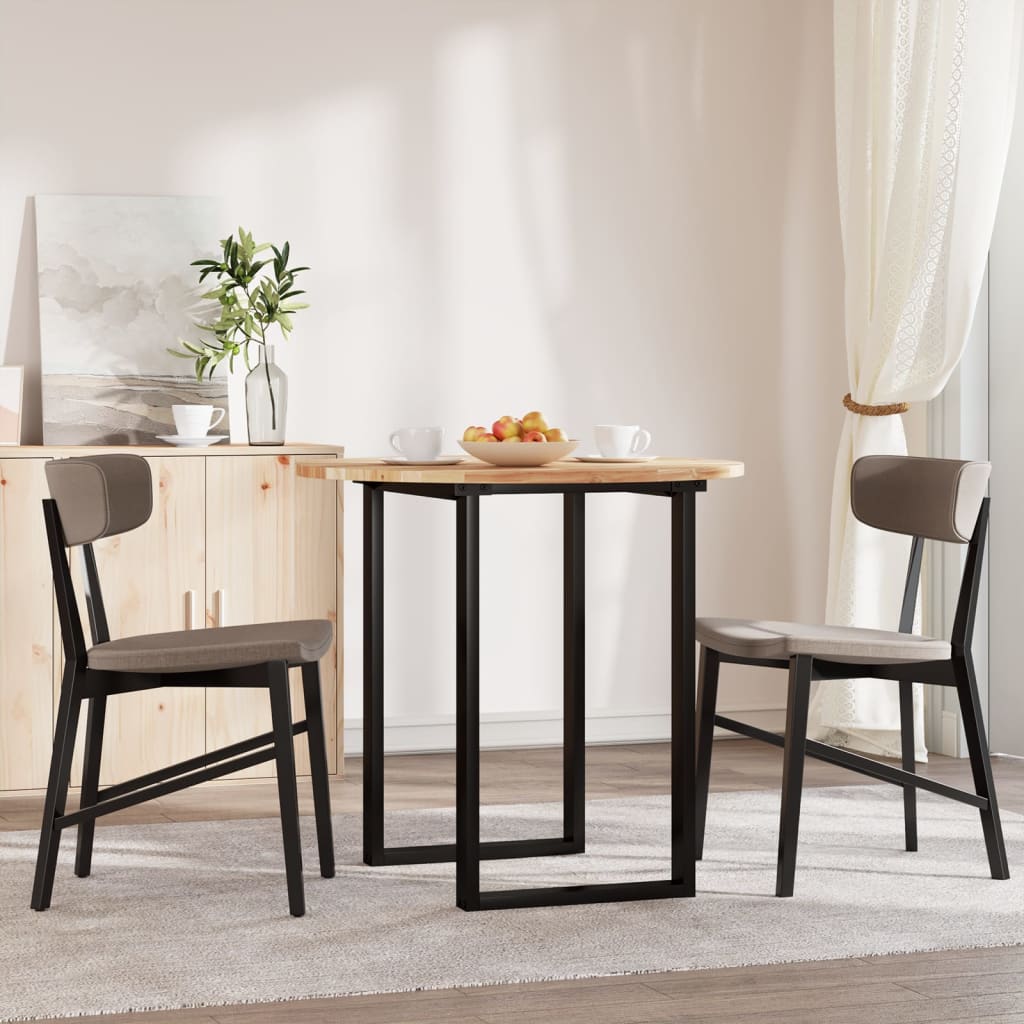 Dessus de table rond Ø80x2 cm bois massif d'acacia - XIOS