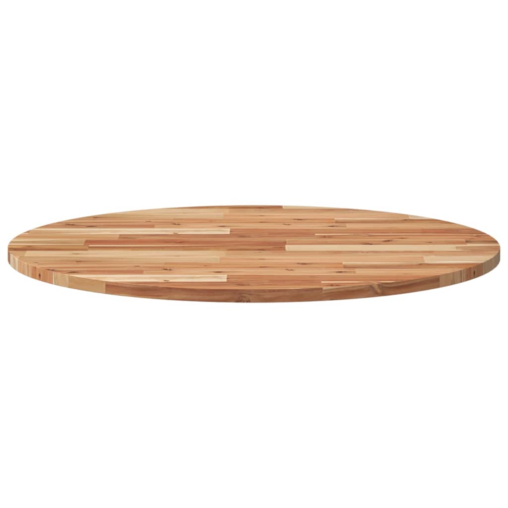 Dessus de table rond Ø80x2 cm bois massif d'acacia - XIOS