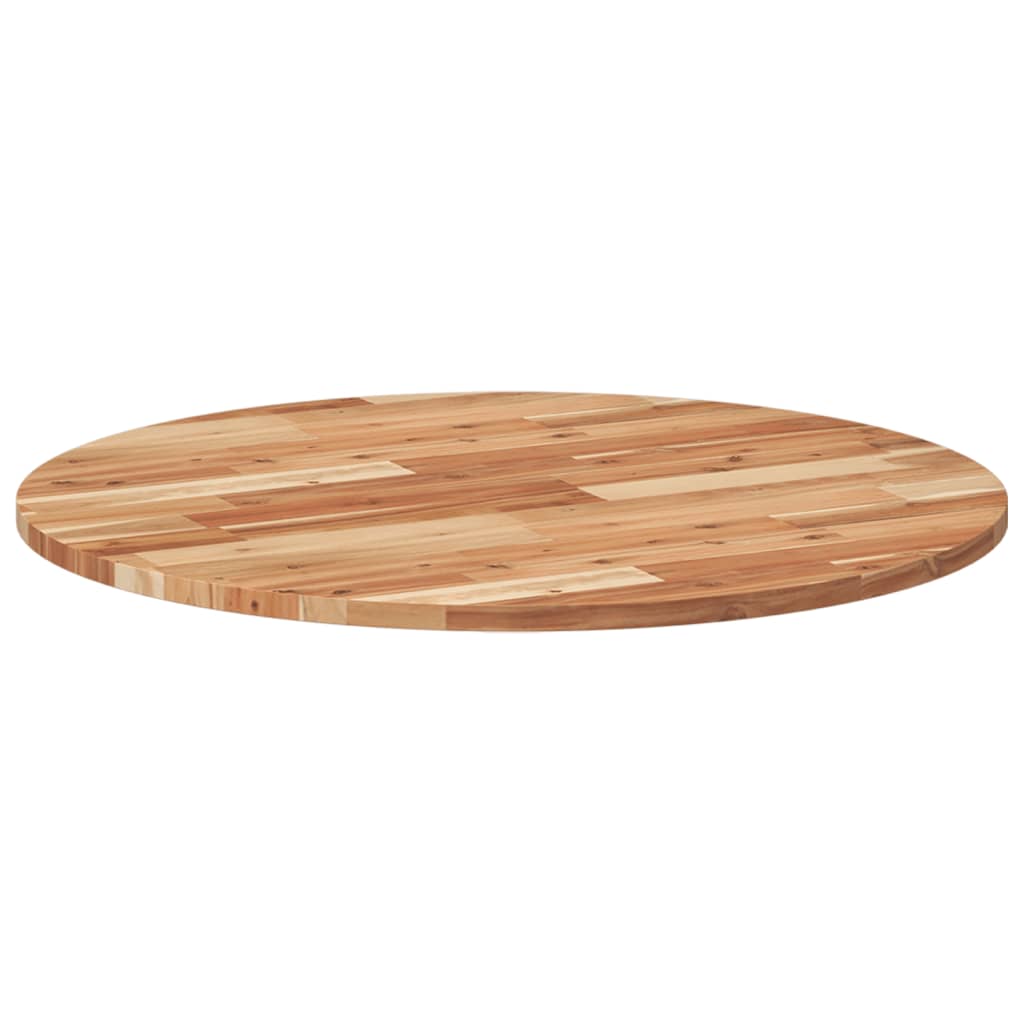 Dessus de table rond Ø80x2 cm bois massif d'acacia - XIOS