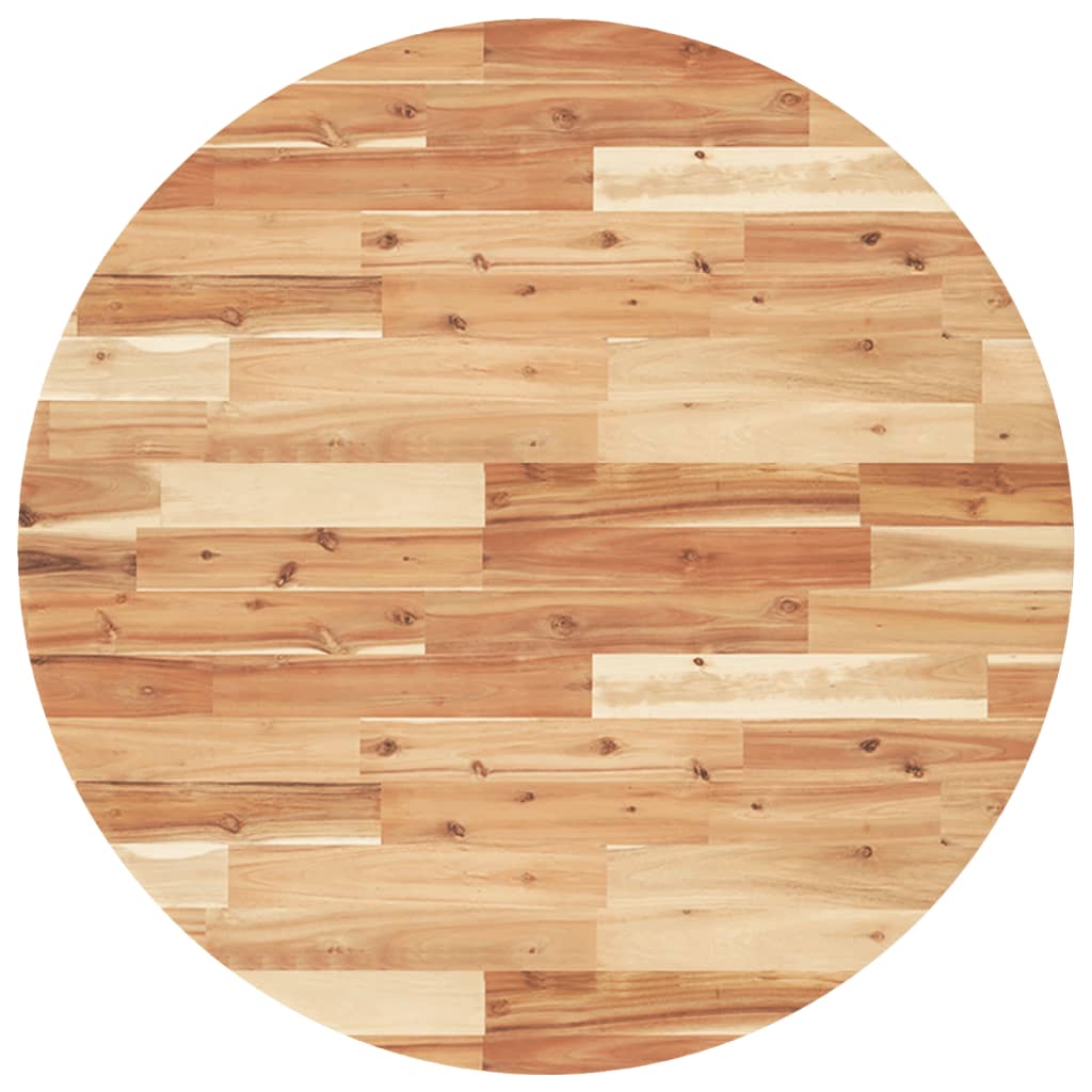 Dessus de table rond Ø90x2 cm bois massif d'acacia - XIOS