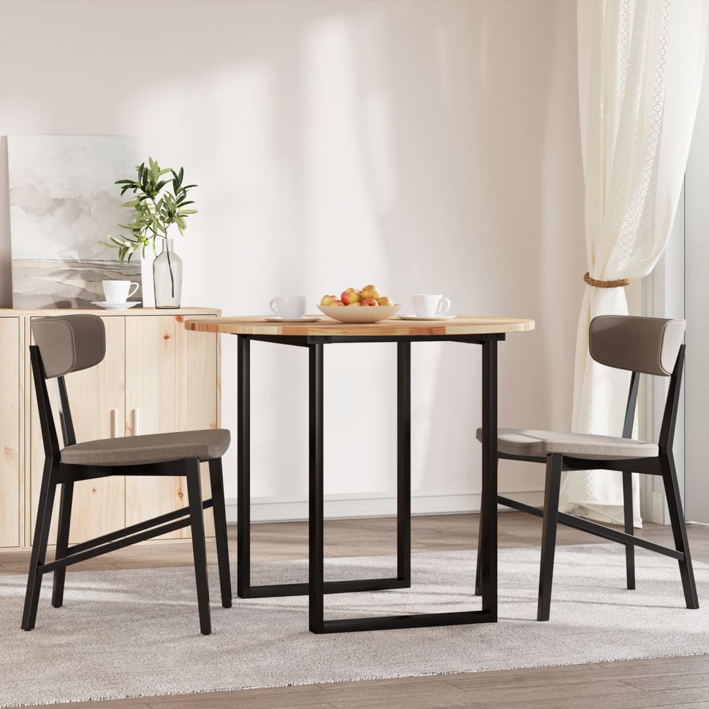 Dessus de table rond Ø90x2 cm bois massif d'acacia - XIOS