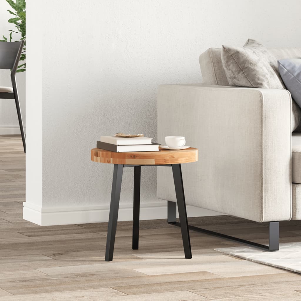 Dessus de table rond Ø40x4 cm bois massif d'acacia - XIOS