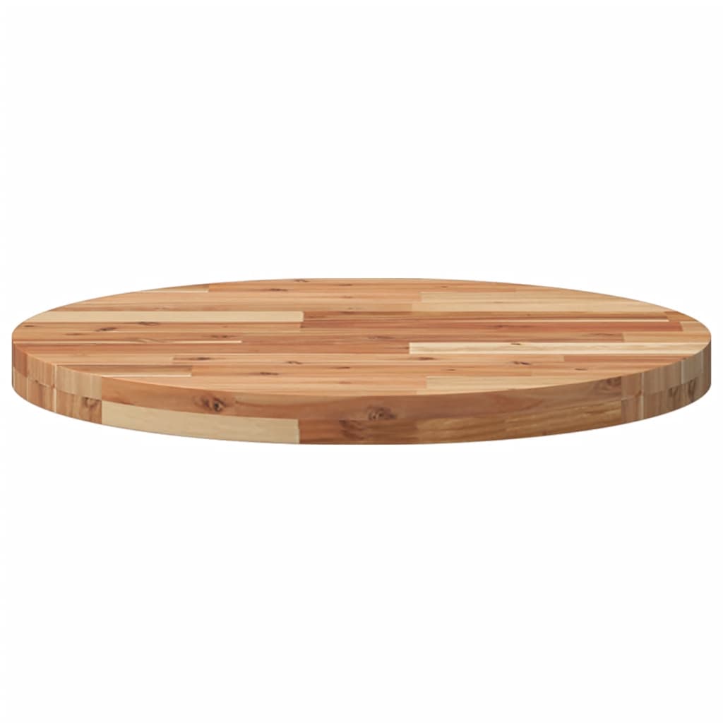 Dessus de table rond Ø60x4 cm bois massif d'acacia - XIOS