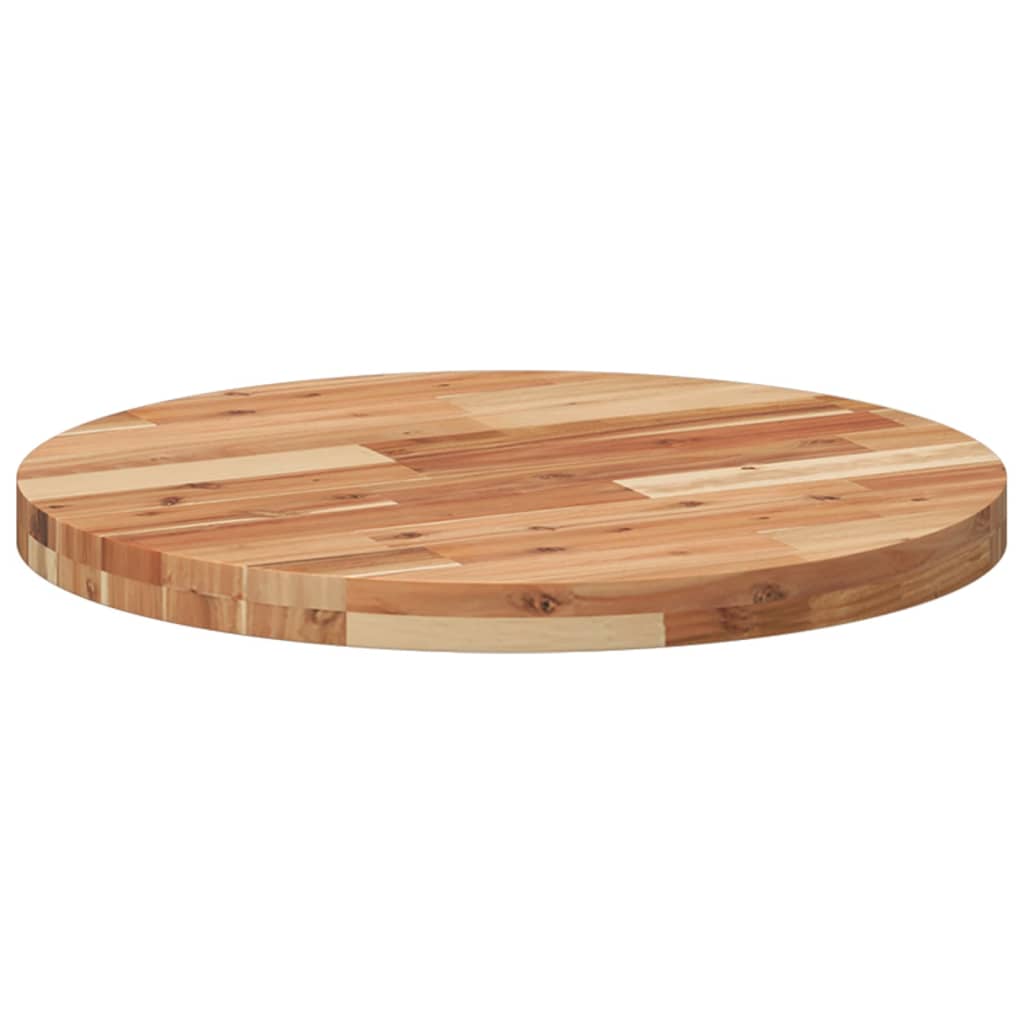 Dessus de table rond Ø60x4 cm bois massif d'acacia - XIOS