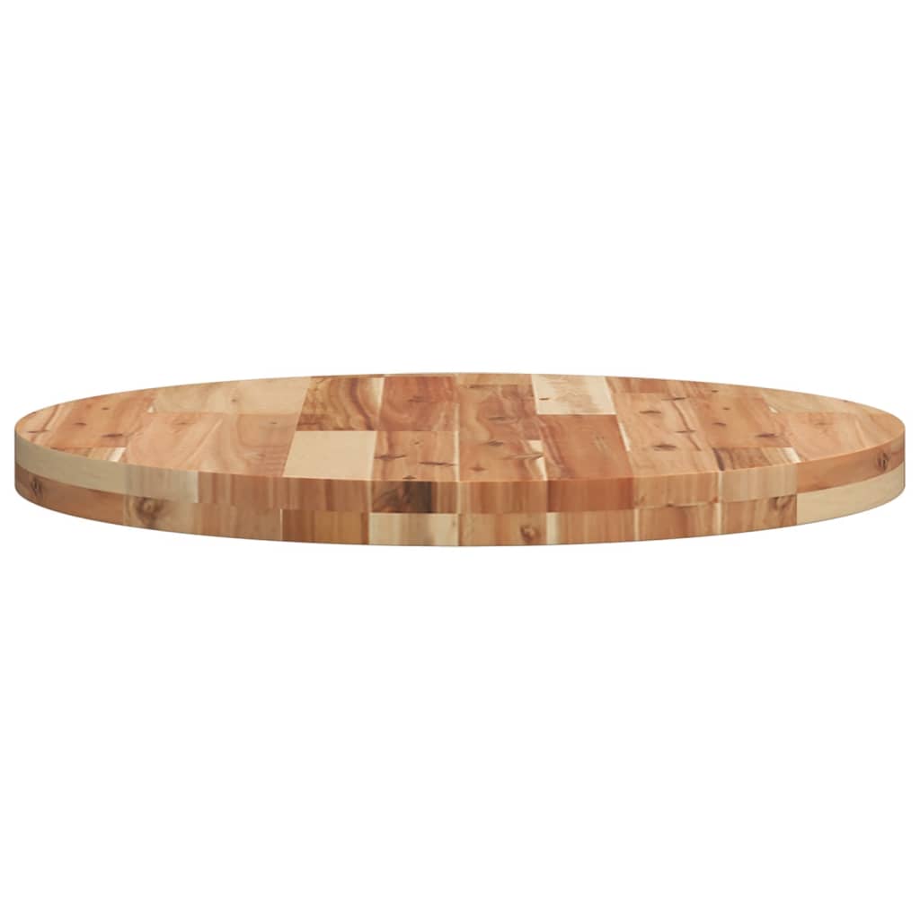Dessus de table rond Ø60x4 cm bois massif d'acacia - XIOS