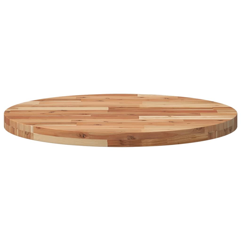 Dessus de table rond Ø70x4 cm bois massif d'acacia - XIOS