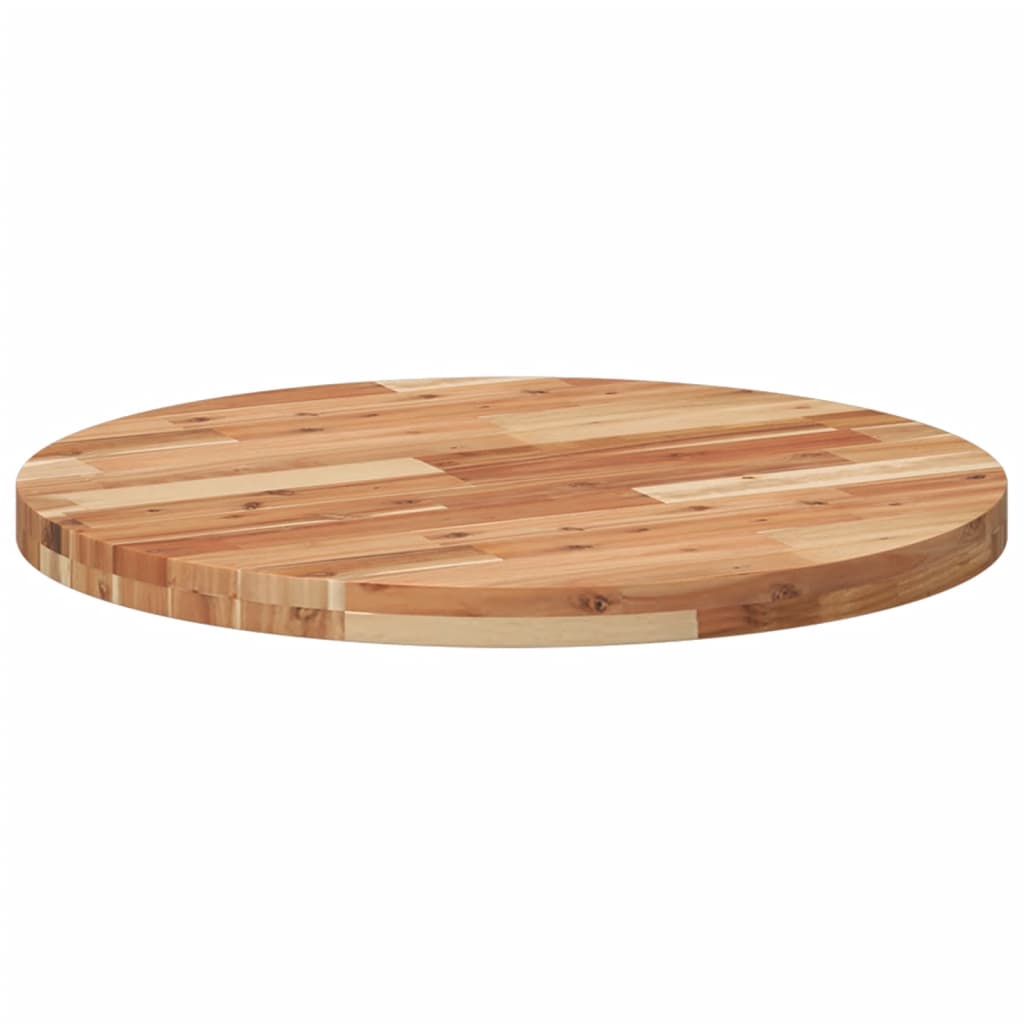 Dessus de table rond Ø70x4 cm bois massif d'acacia - XIOS