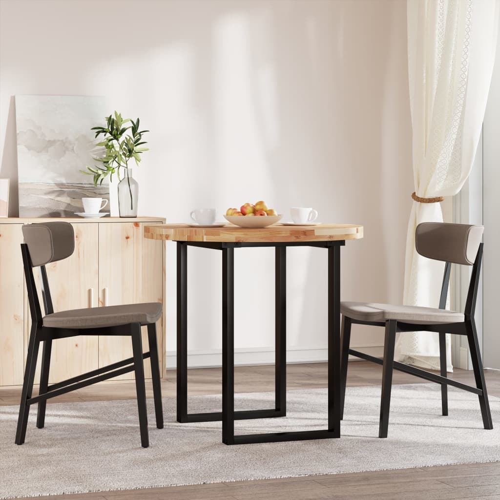 Dessus de table rond Ø80x4 cm bois massif d'acacia - XIOS