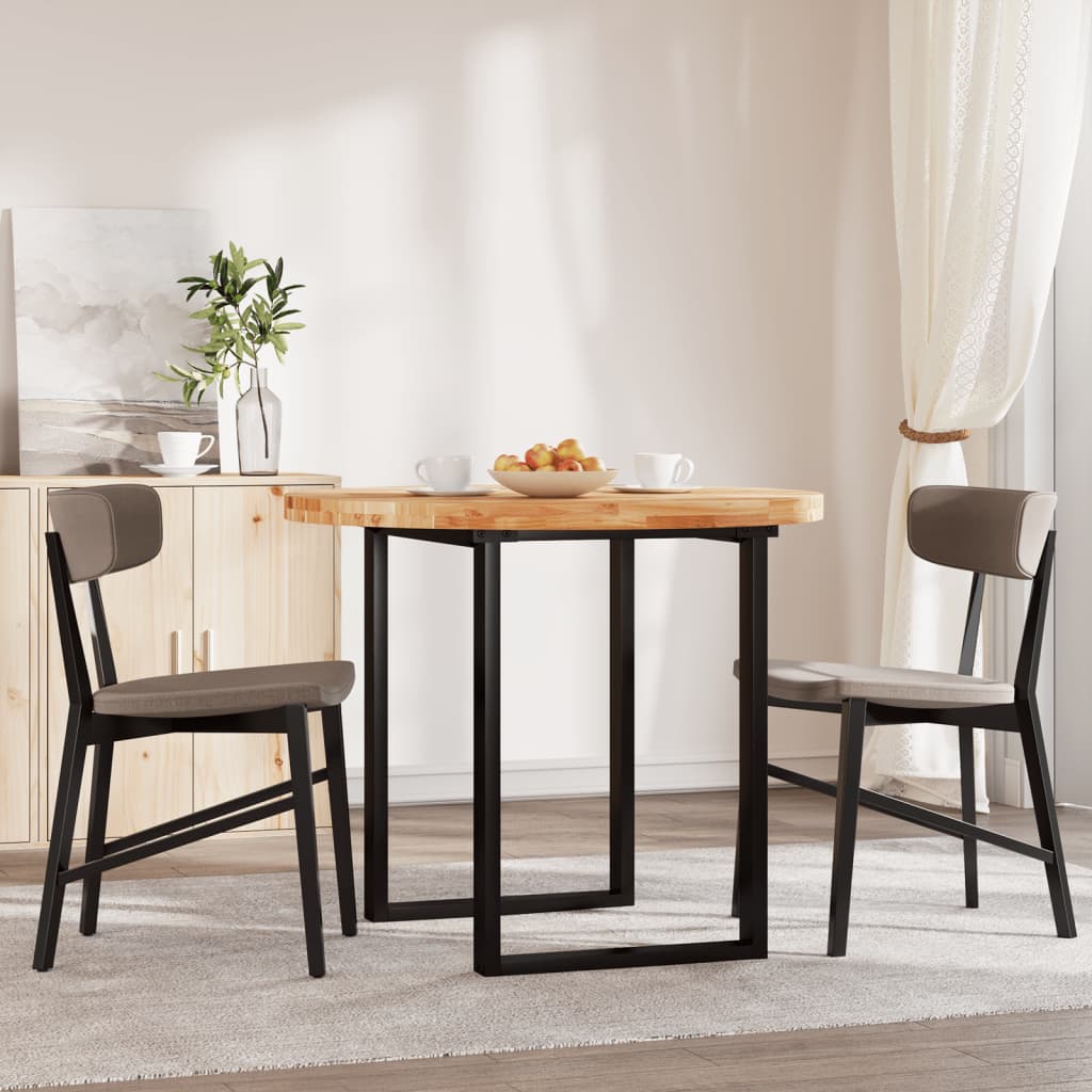 Dessus de table rond Ø90x4 cm bois massif d'acacia - XIOS