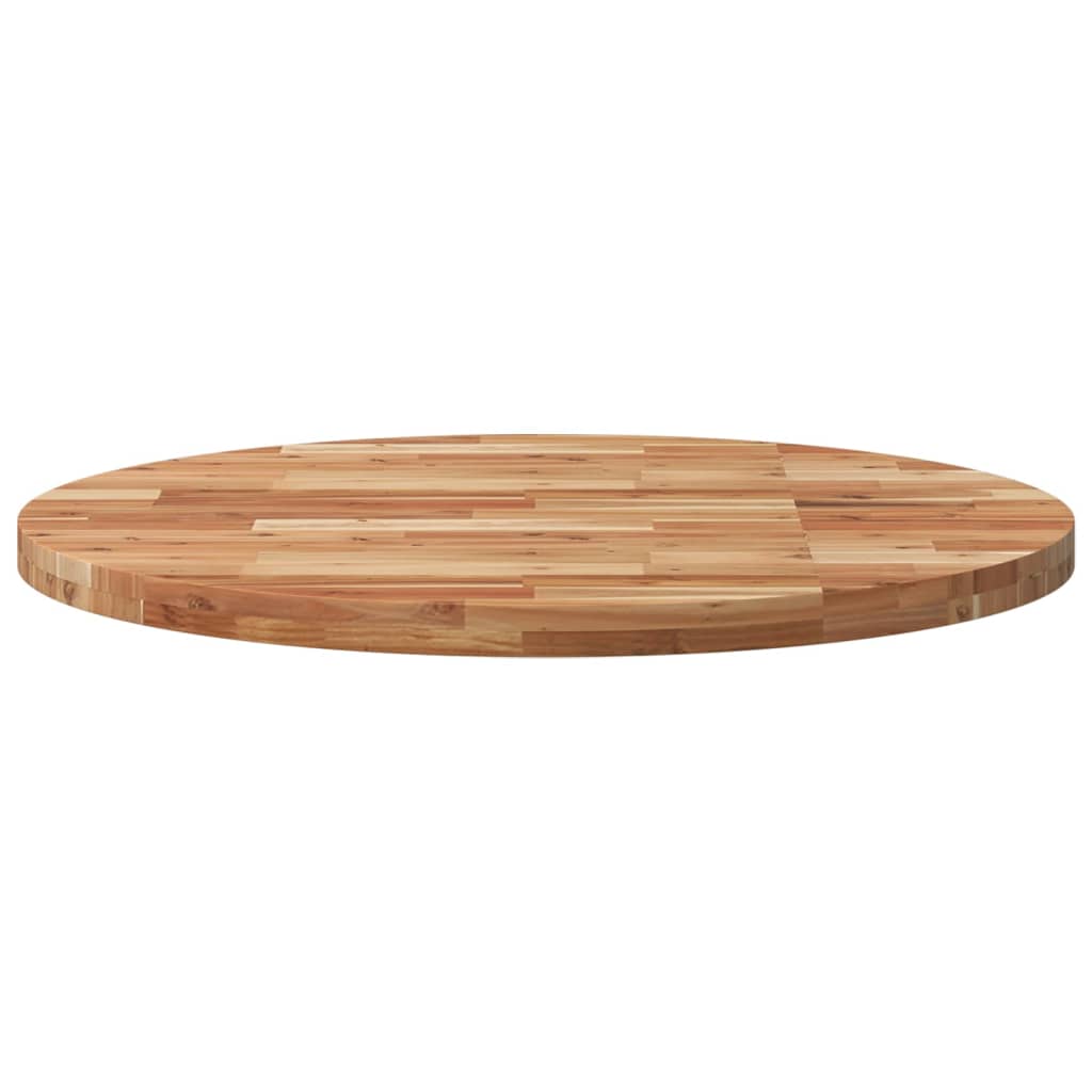 Dessus de table rond Ø90x4 cm bois massif d'acacia - XIOS