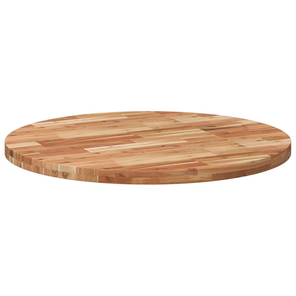 Dessus de table rond Ø90x4 cm bois massif d'acacia - XIOS