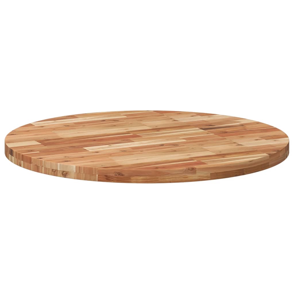 Dessus de table rond Ø90x4 cm bois massif d'acacia - XIOS