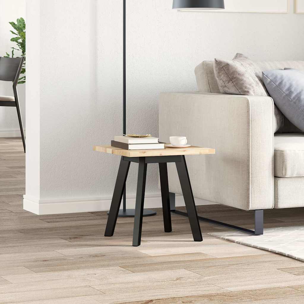 Dessus de table carré 40x40x2 cm bois massif d'acacia - XIOS