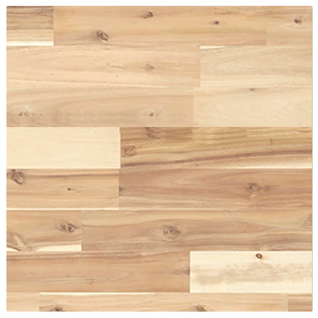 Dessus de table carré 40x40x2 cm bois massif d'acacia - XIOS