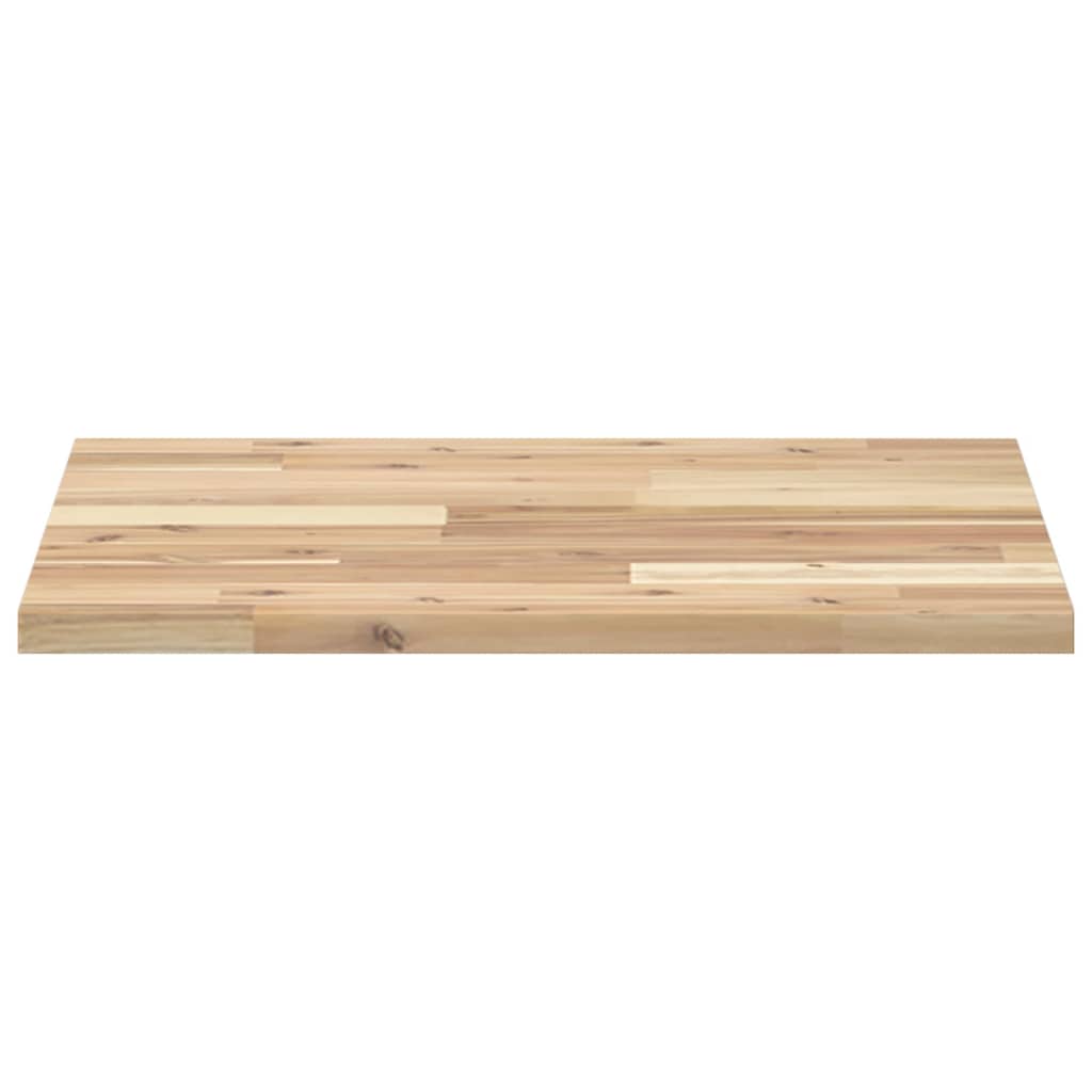 Dessus de table carré 50x50x2 cm bois massif d'acacia - XIOS