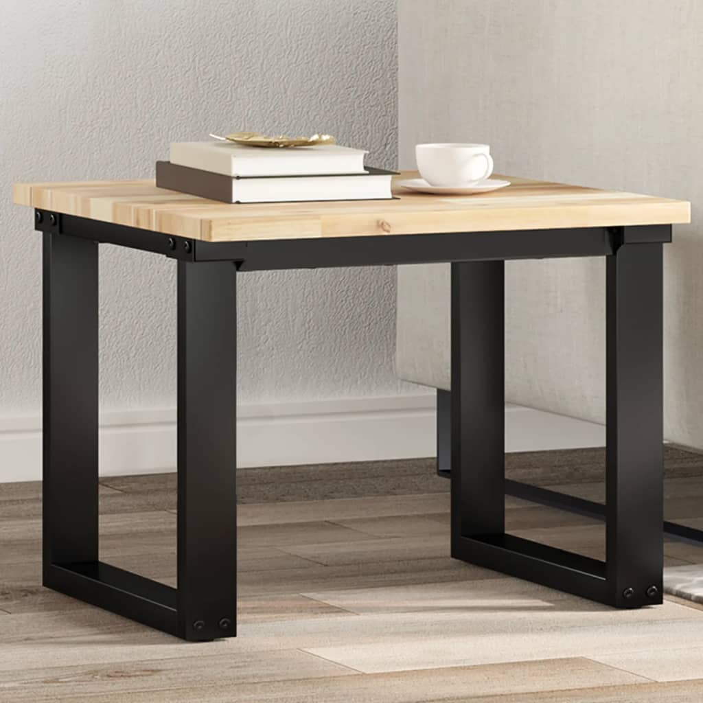 Dessus de table carré 50x50x2 cm bois massif d'acacia - XIOS