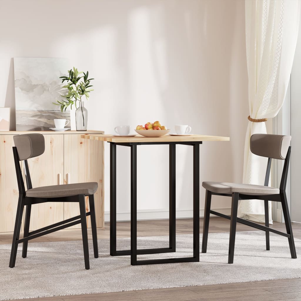 Dessus de table carré 70x70x2 cm bois massif d'acacia - XIOS